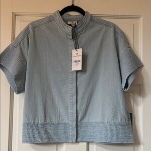 Tuckernuck Light Wash Denim Sofia Shirt